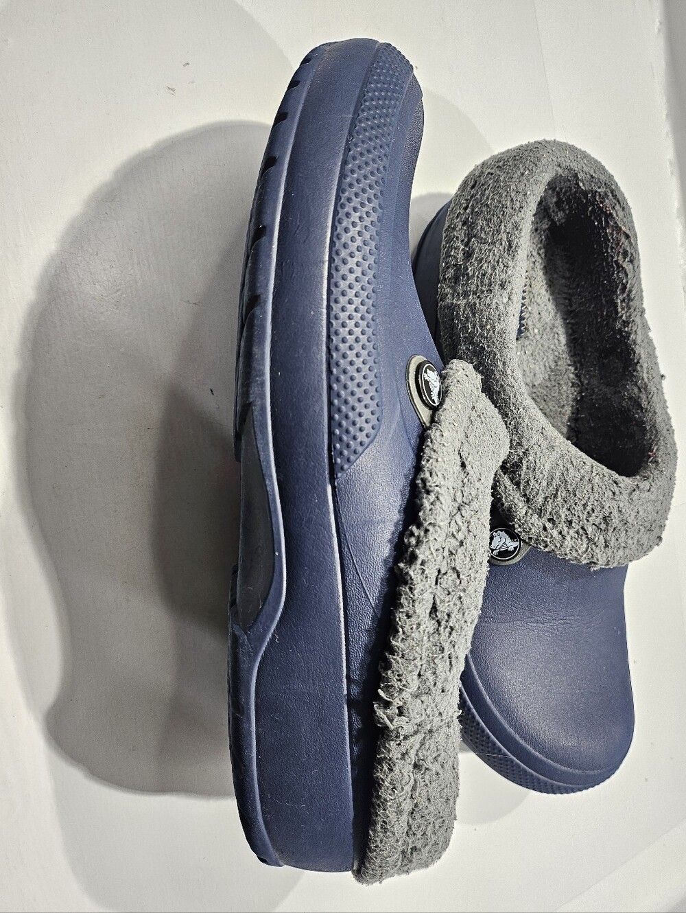 CROCS CLASSIC BLITZEN III CLOG SHOE SLIPPERS MEN'S SIZE 11 NAVY - Picture 8 of 12